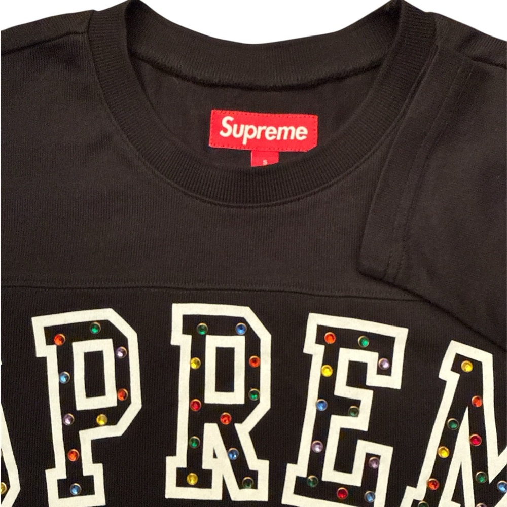 Black Supreme Studded Long Sleeve